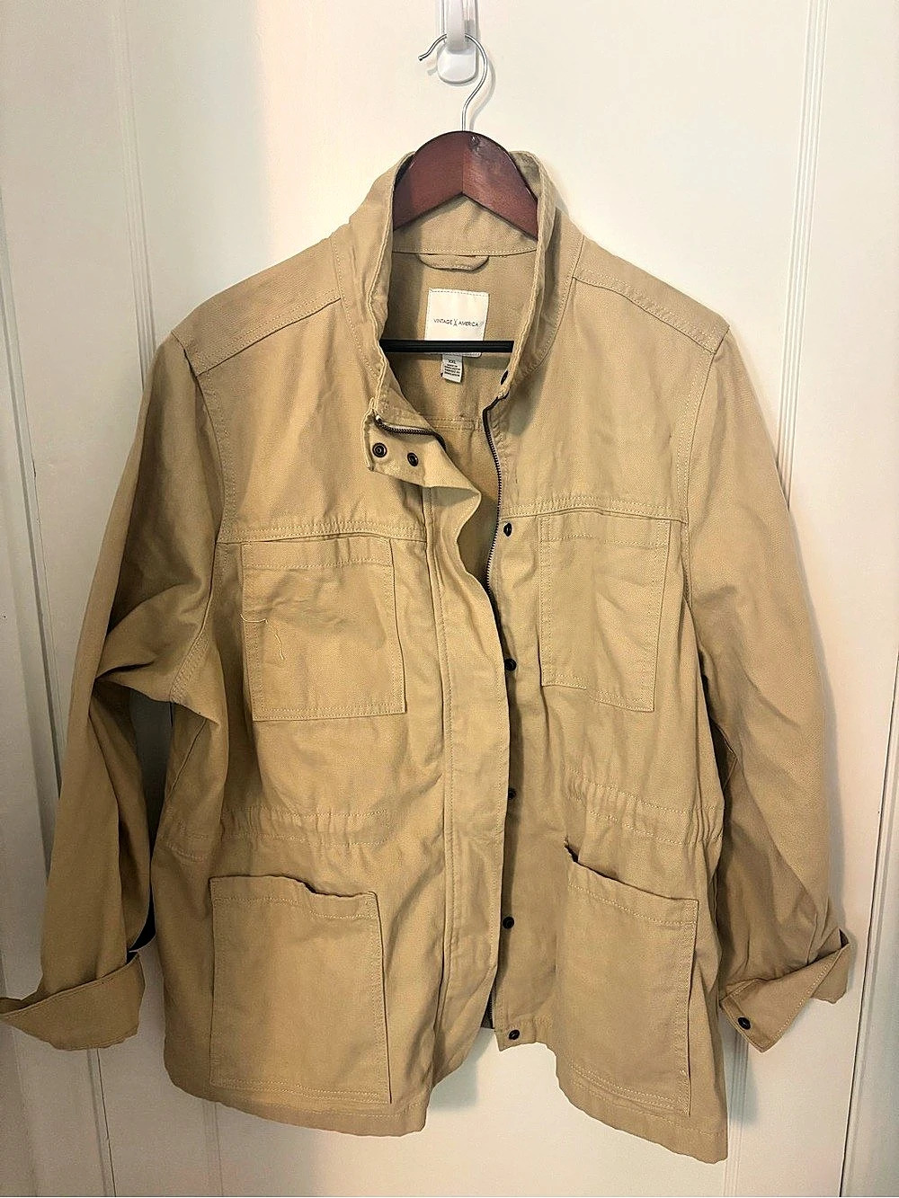 Vintage America Men's Cotton Field Jacket XXL